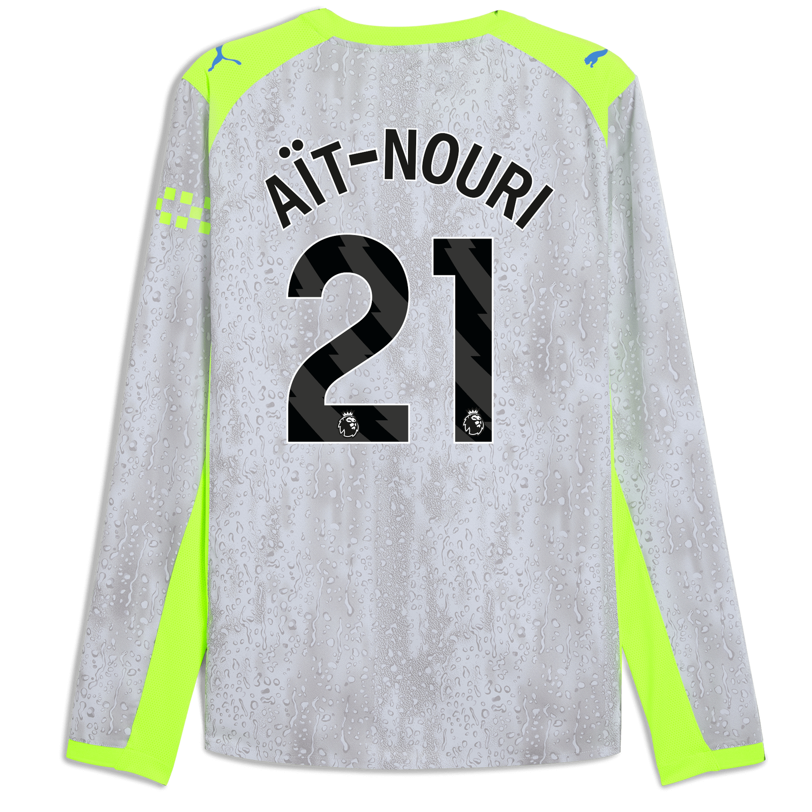 正規品 マンチェスター・シティ Aït-Nouri オーセンティック マンチェスター・シティ 2025/26 サード オーセンティック 長袖