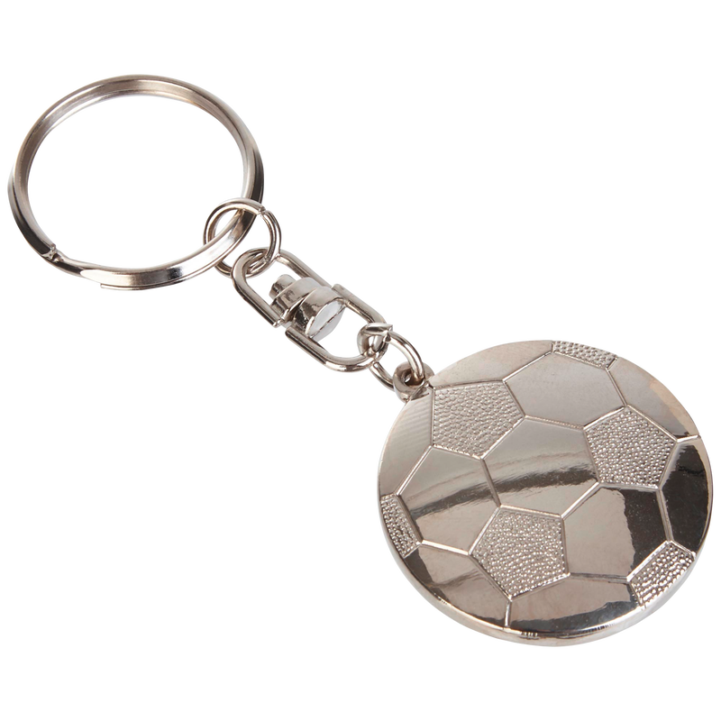 MCFC FW SILVER BALL KEYRING - silver