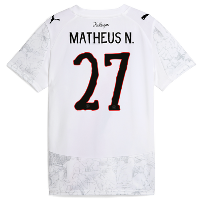 Kids' Manchester City KidSuper Jersey 2025/26 With MATHEUS N. 27 printing