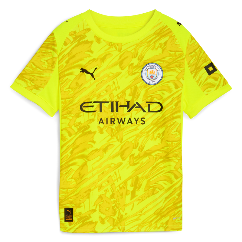 MCFC RP KIDS GK JERSEY SS 2 - yellow