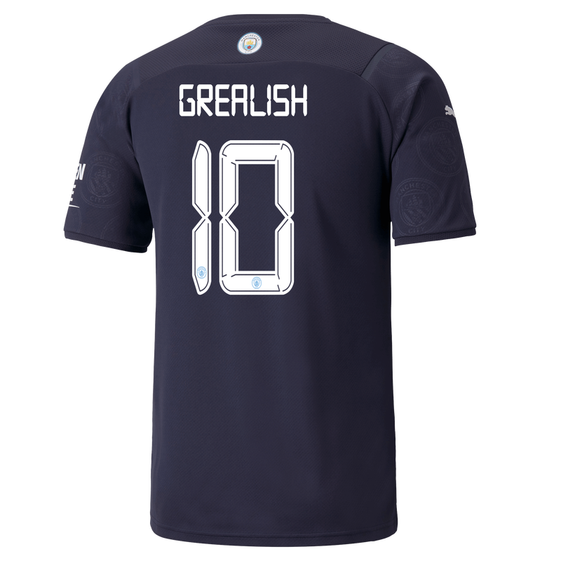 Manchester City 3rd Shirt 21/22 with Jack Grealish printing | Official Man City Store