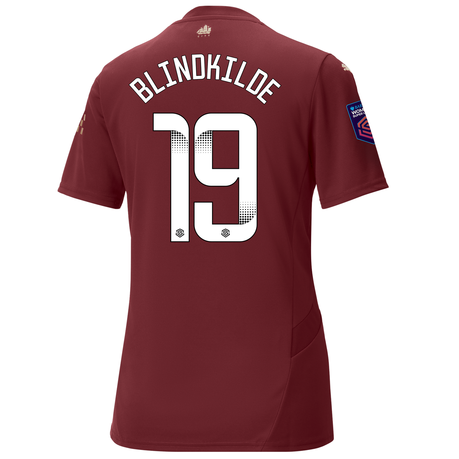 Women s Manchester City Third Jersey 2024 25 With BLINDKILDE 19 Printing Official Man City Store