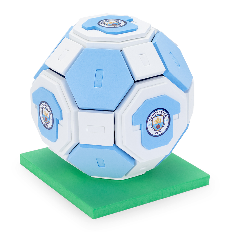 MCFC FW FOAM MODEL FOOTBALL - BLUE