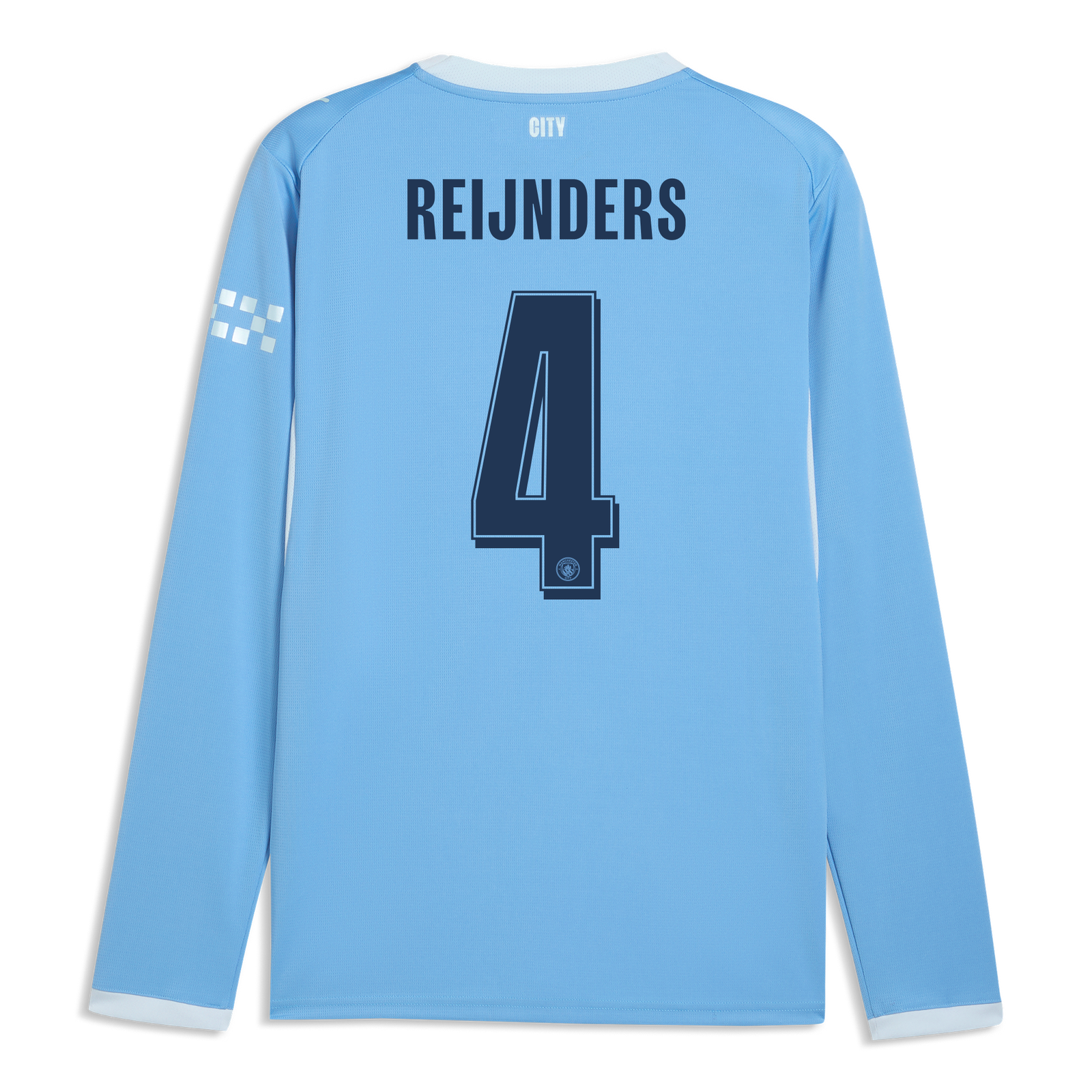 マンチェスター・シティ REIJNDERS ラインデルス 4 ホームジャージ M マンチェスター・シティ ホーム ユニフォーム 2026/27 長袖 REIJNDERS