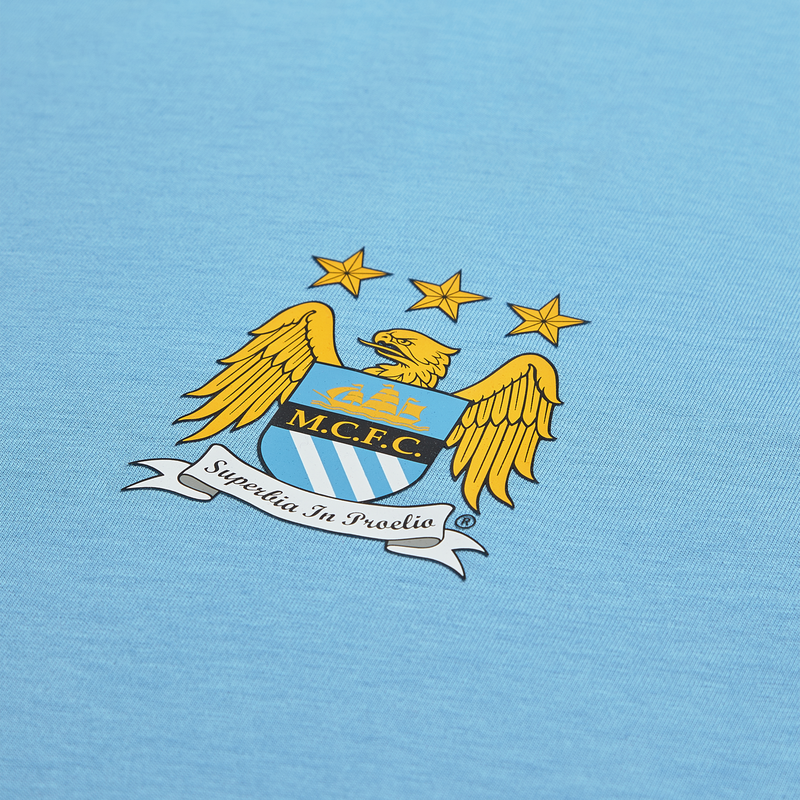 MCFC FW MENS RETRO TAPING TEE - team light blue