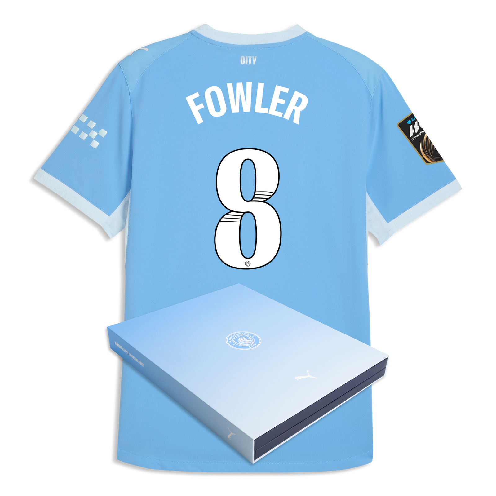 Manchester City Home Authentic Jersey 2026/27 With FOWLER 8