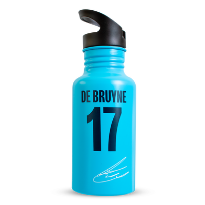 Botella de agua de 500 ml de De Bruyne del Manchester City