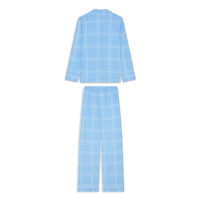 MCFC GIRLS FAMILY 2025 CHECK PJ - blue