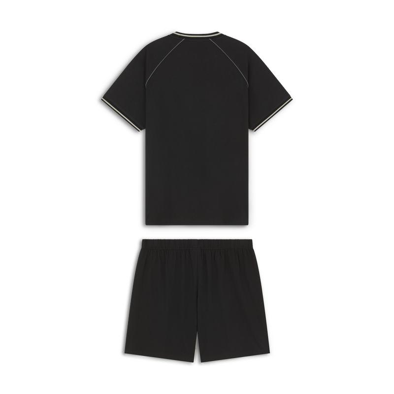 MCFC MENS BLACKOUT SS SHORT PJ - black