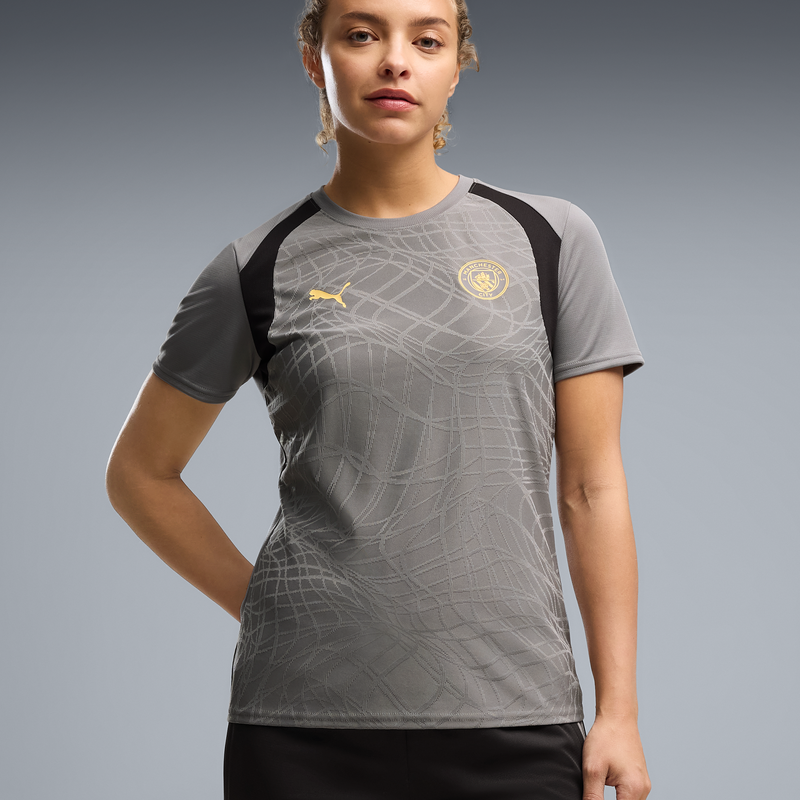 MCFC TR WMNS TRAINING JERSEY - Cast Iron-Flaxen