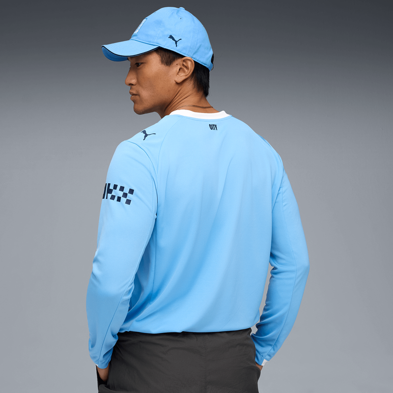MCFC RP MENS HOME JERSEY LS - team light blue