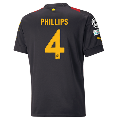 Manchester City Away Jersey 2022/23 with PHILLIPS 4 printing