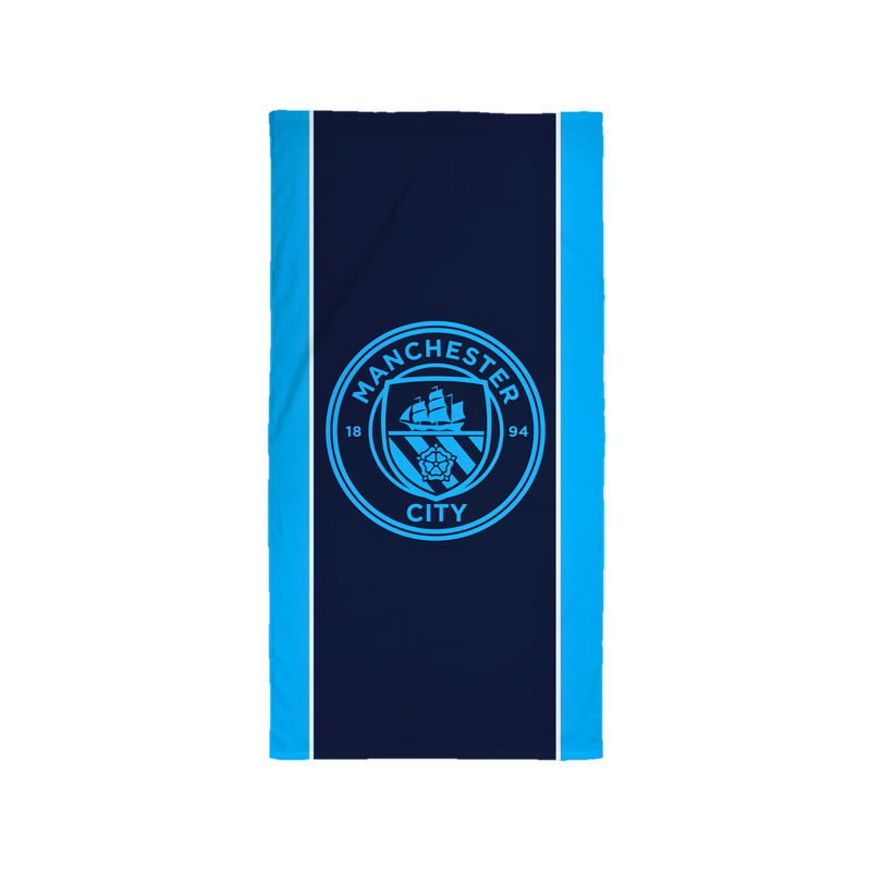MCFC MAN CITY BADGE TOWEL - navy