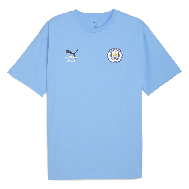 MCFC LW MENS KS GRAPHIC TEE - team light blue