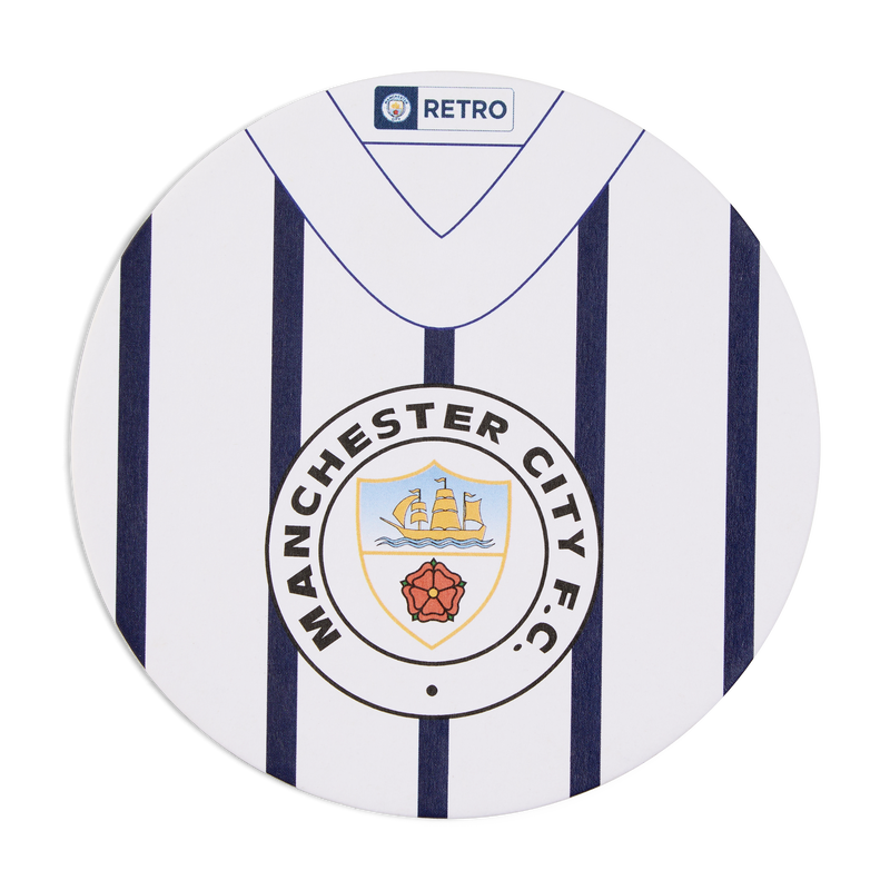 MCFC RETRO DAYS 10PK BEER MATS - white