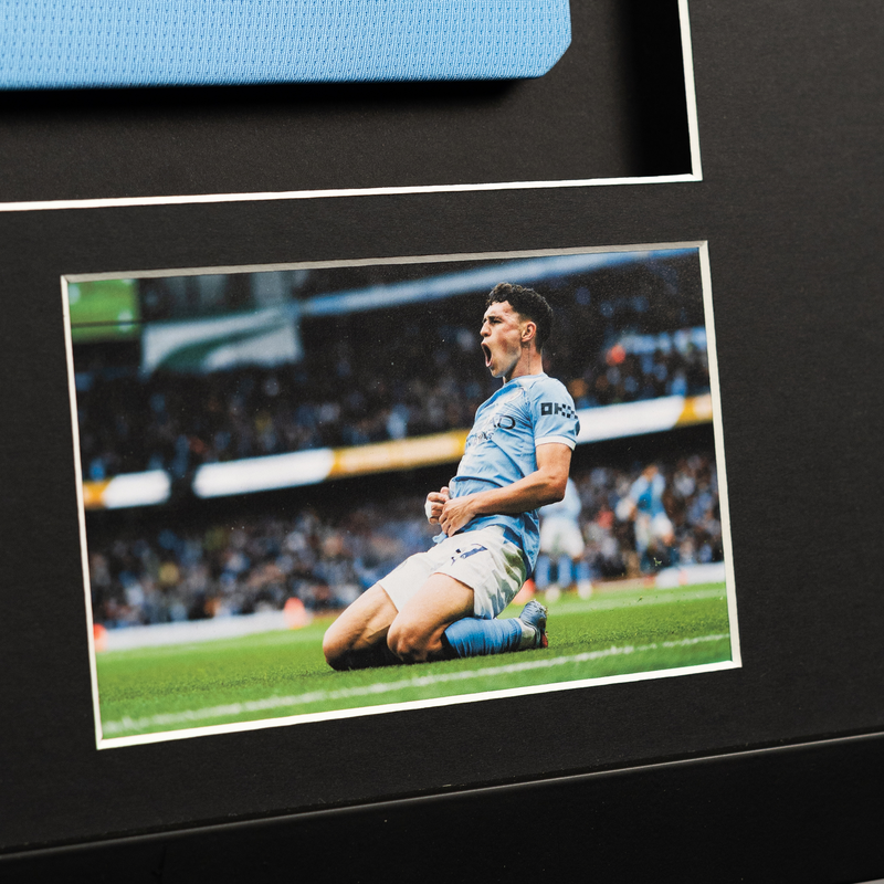 MCFC 25/26 FRAMED FODEN HOME - Blue