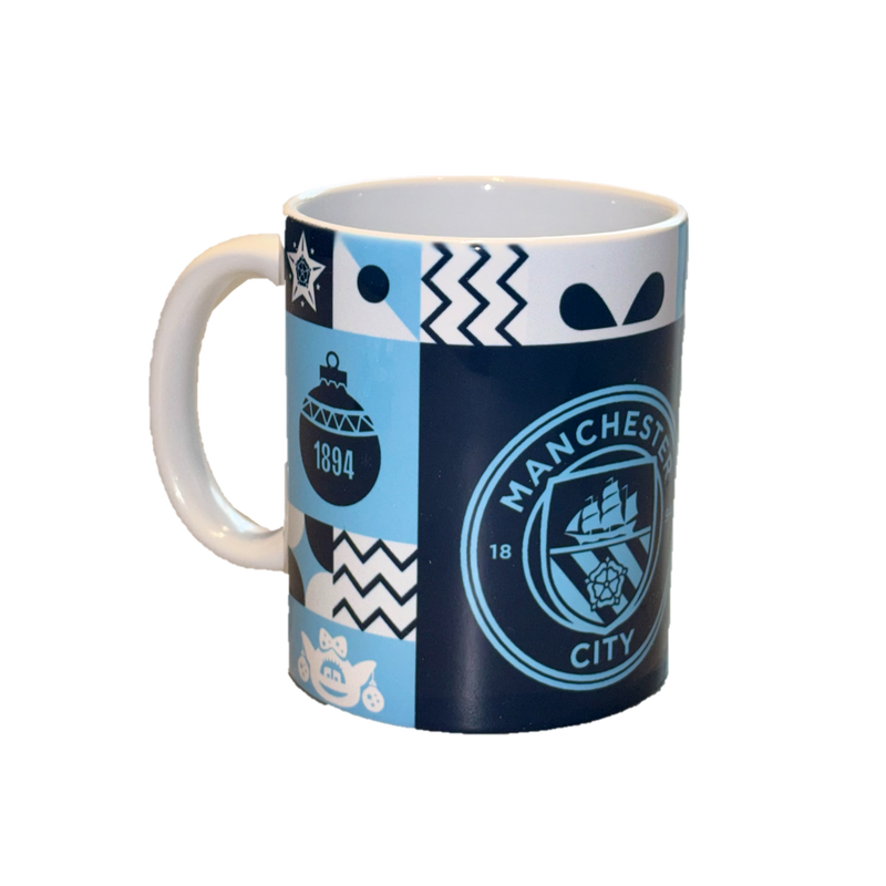 MCFC XMAS 25 MUG - navy