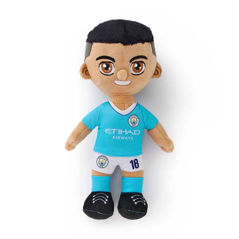 MCFC RODRI PLAYER PLUSH - blue
