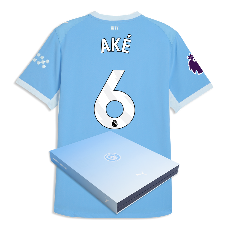Man City Home Authentic Jersey 2026/27 With AKÉ 6 Printing in Gift Box  blue-icy blue - Check out all Manchester City t-shirts online