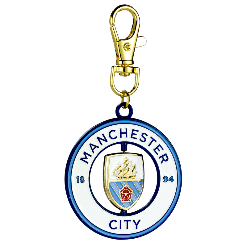 Man City Spinning Backpack Hanger gold - Check out all Manchester City gifts online - Official Manchester City FC store