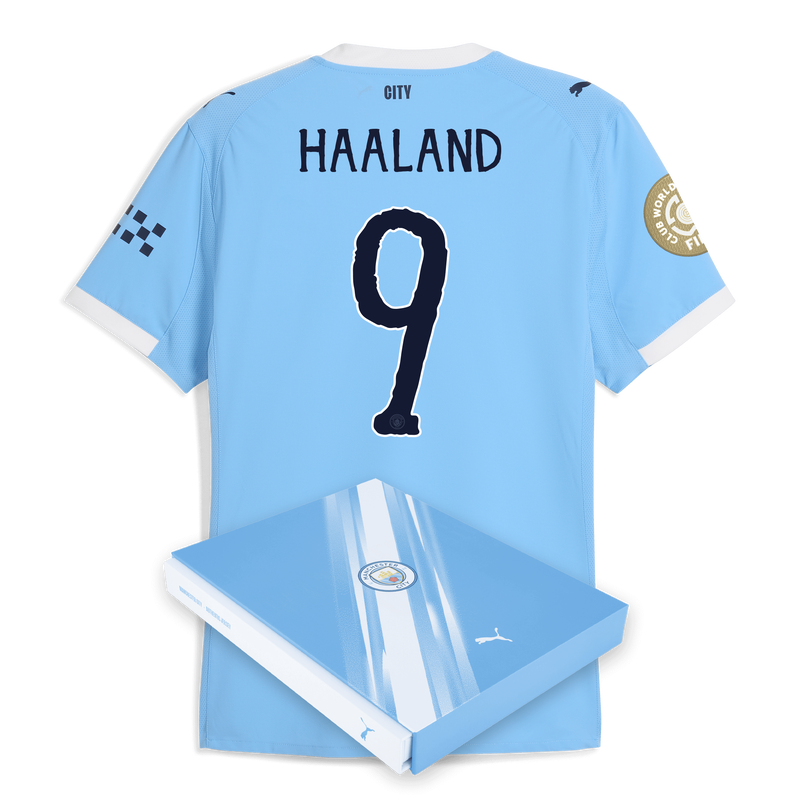 MENS AUTHENTIC Home SHIRT SS-HAALAND-9-EPL-PL - 