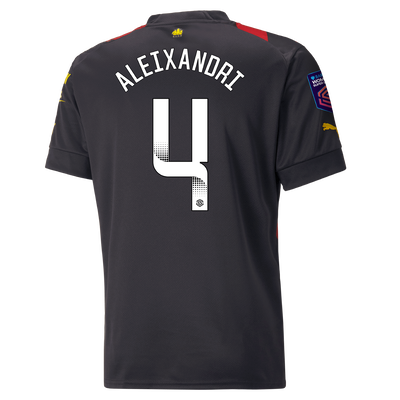 Camiseta 2ª Equipación Manchester City 2022/23 con estampado de ALEIXANDRI 4