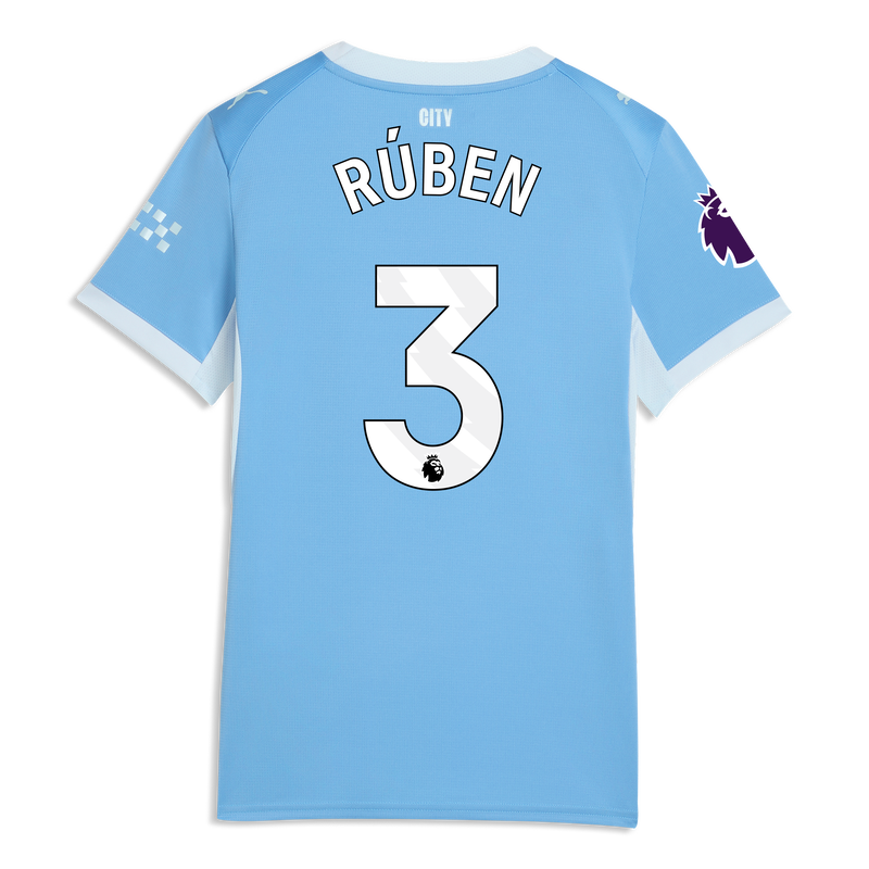 Maglia home Man City donna 2026/27 con stampa RÚBEN 3  blu-icy blu - taglia M in poliestere da donne  - Negozio ufficiale Manchester City FC store