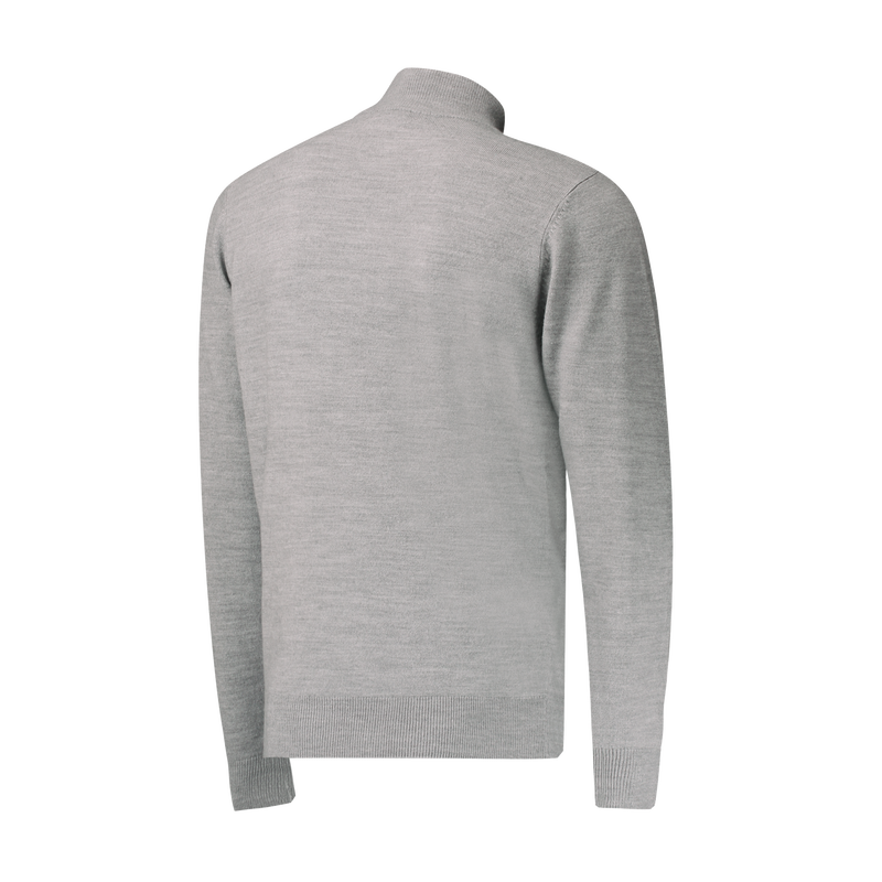 MCFC FW MENS KNIT 1/4 ZIP - grey