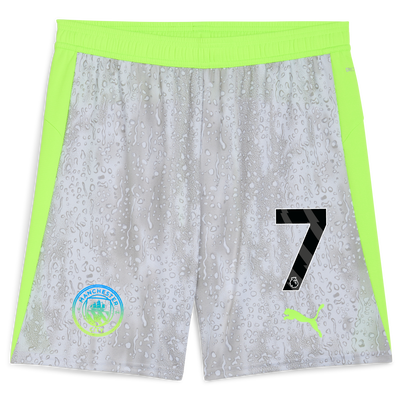 Manchester City Football Shorts 2025/26 with #7