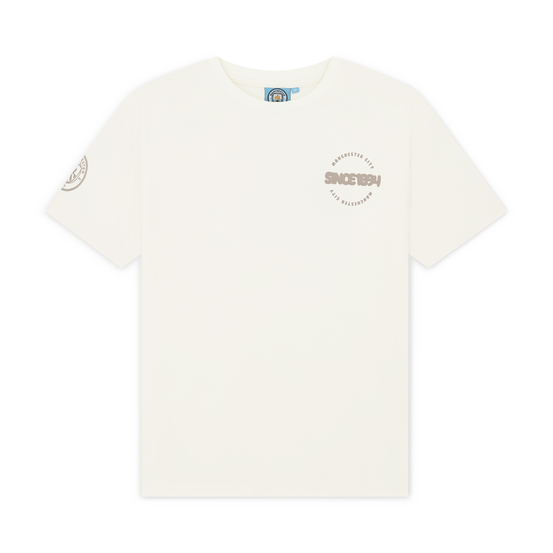 MCFC FW WOMENS BUBBLE T-SHIRT - cream