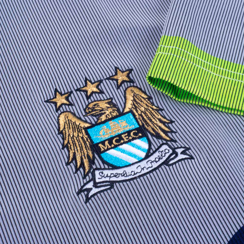 Y2K UMBRO Manchester City Soccer Zip-Up Jacket Sz. XL
