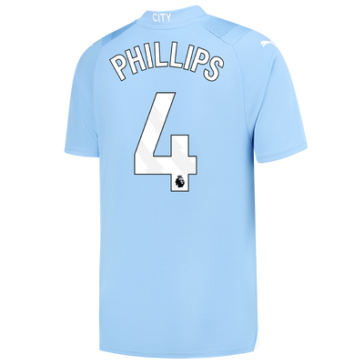 Manchester City Home Jersey 2023/24 with PHILLIPS 4 printing