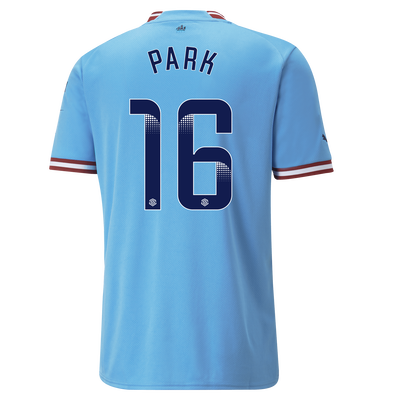 Manchester City Home Jersey 22/23 with PARK 16 printing