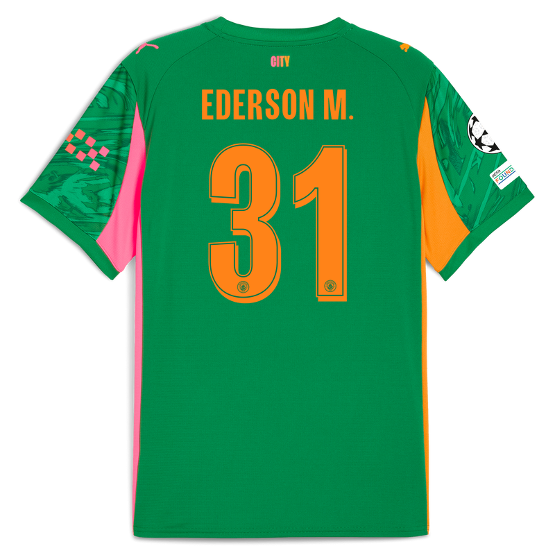 MENS GK JERSEY SS-EDERSON M-31-EPL-PL - green