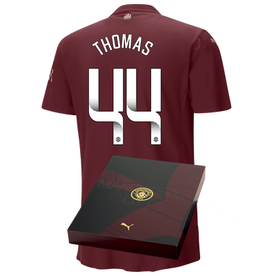 Manchester City Authentic Third Jersey 2024/25 with THOMAS 44 printing in Gift Box