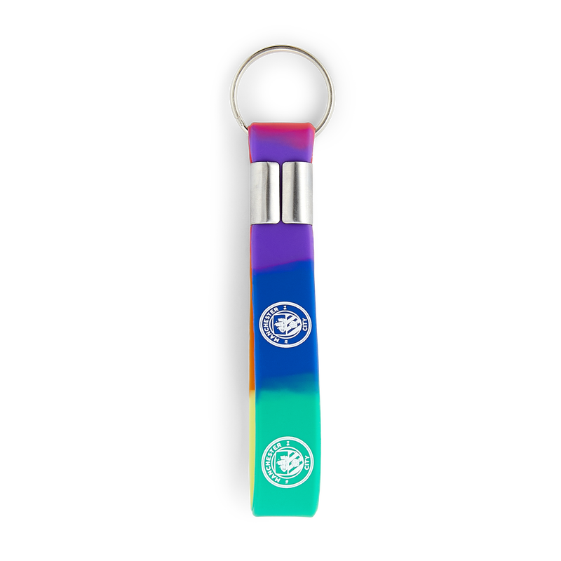 MCFC FW PRIDE SILICONE KEYRING - multicolor