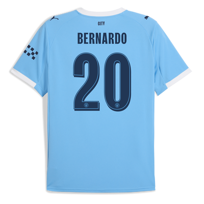 Manchester City Home Jersey 2025/26 With BERNARDO 20 Printing