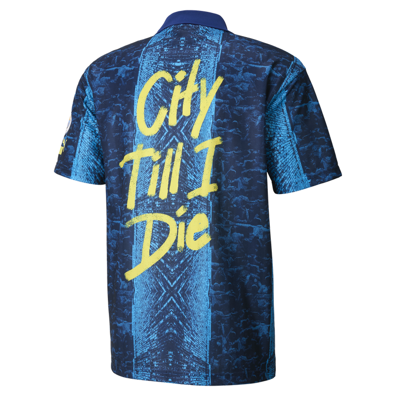 MCFC LW MENS FTBLNRGY+ RETRO JERSEY - bright blue