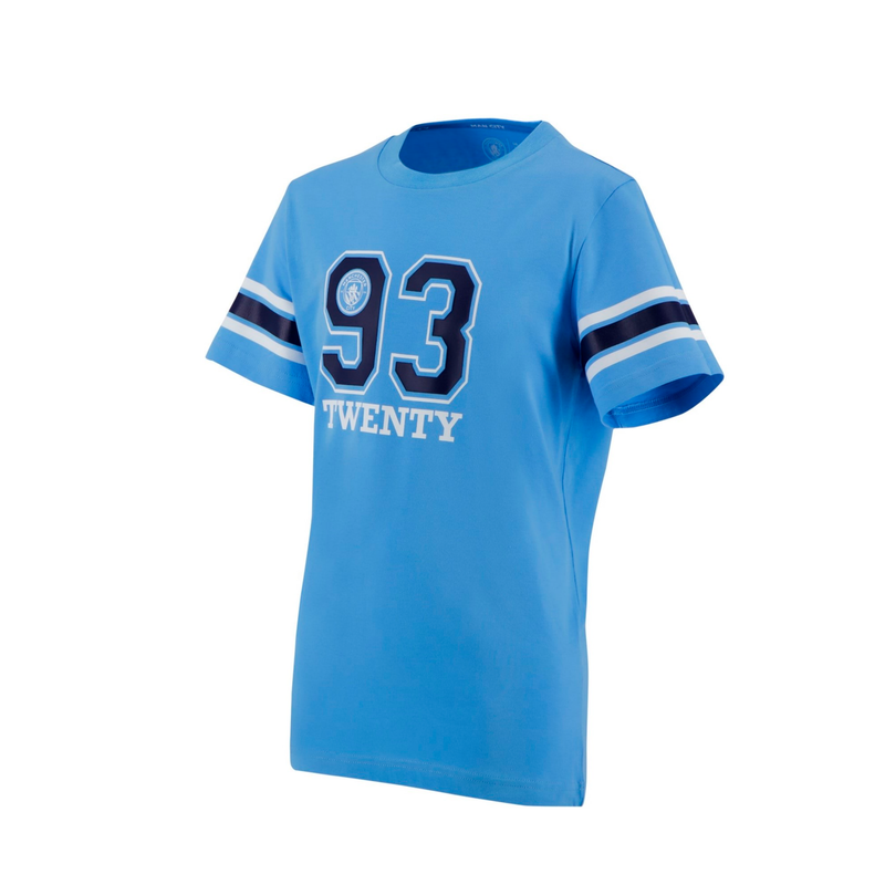 MCFC FW KIDS 9320 VARSITY TEE - light blue