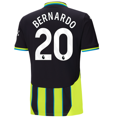 Manchester City Away Jersey 2024/25 With BERNARDO 20 Printing