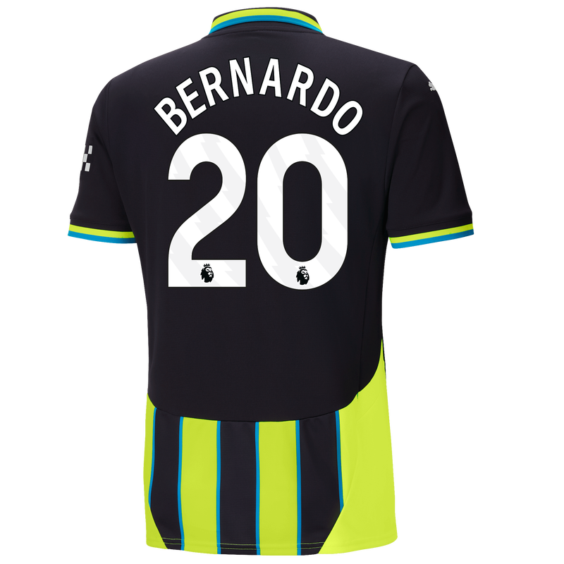 Man City Away Jersey 24/25 With BERNARDO 20 Printing new navy - Size XXL from polyester for males  - Official Manchester City FC store