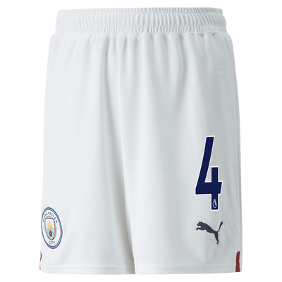 Kids' Manchester City Football Shorts 22/23 with #4