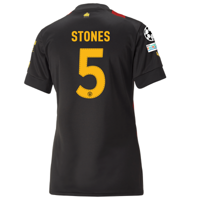 Women's Manchester City Away Jersey 2022/23 with STONES 5 printing