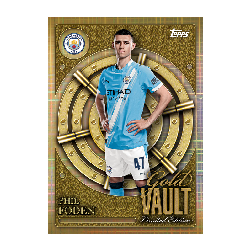 MCFC TOPPS 25/26 COLLECTORS TIN - blue