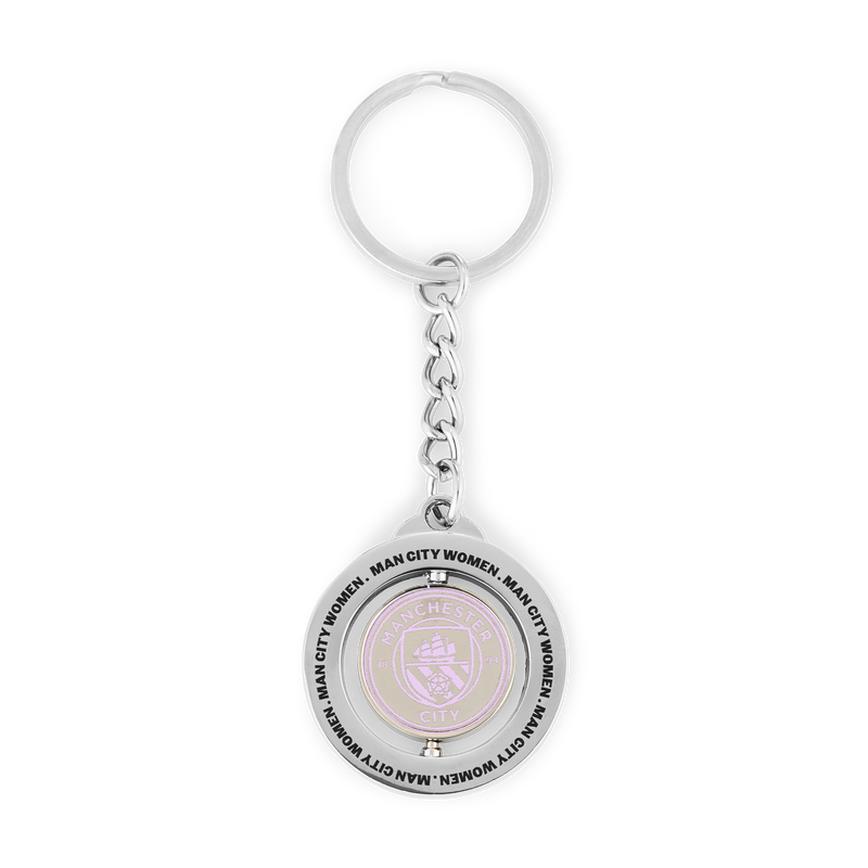 MCFC FW WMNS SPINNER KEYRING - blue