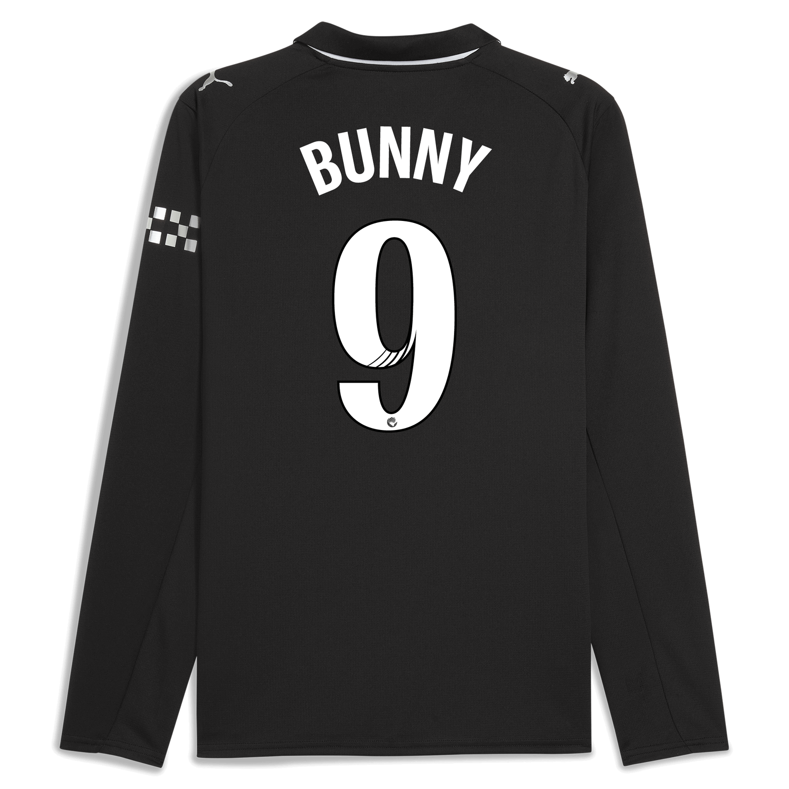 Manchester City Away Jersey 2025/26 Long Sleeve With BUNNY 9