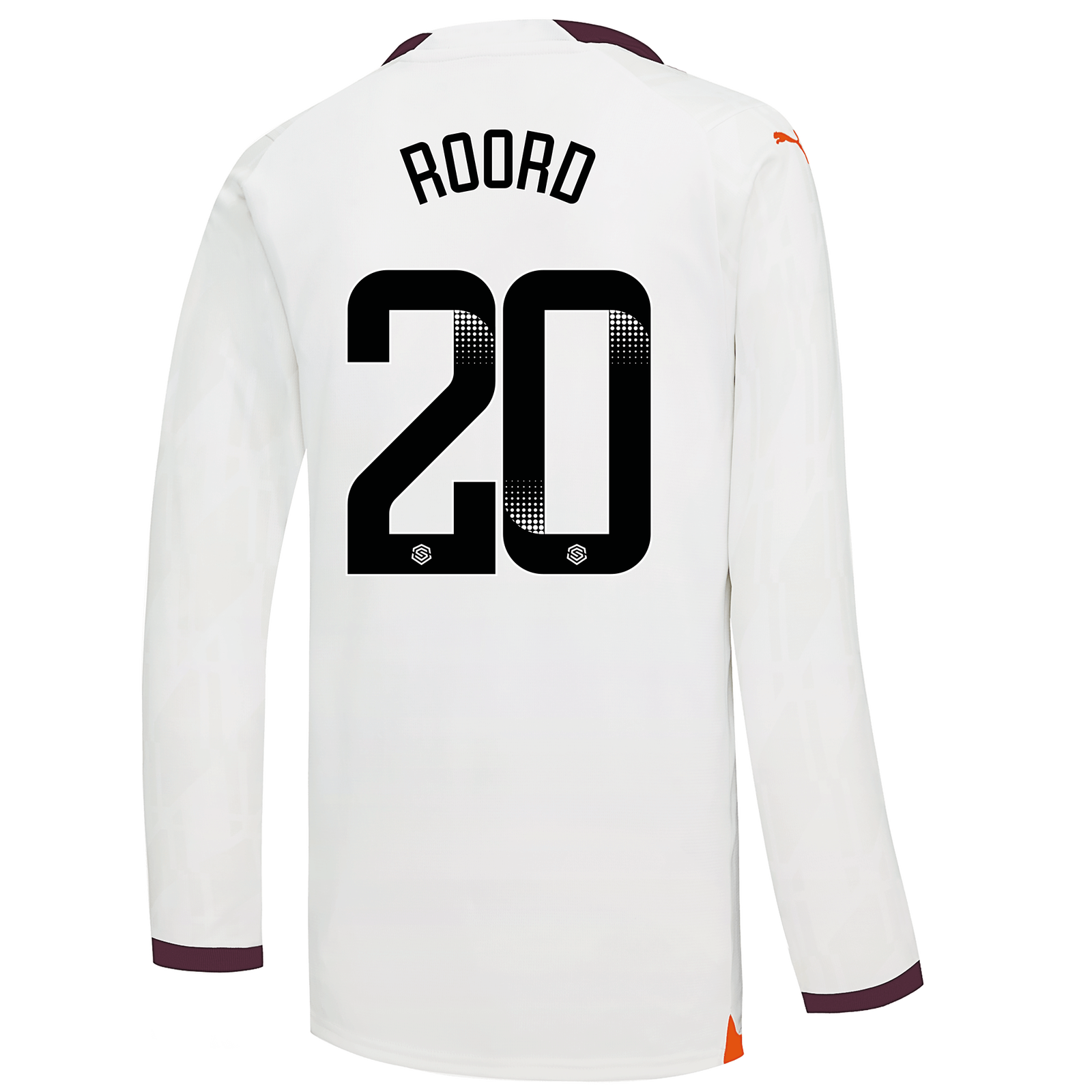 Manchester City Away Jersey 2023 24 Long sleeve with ROORD 20