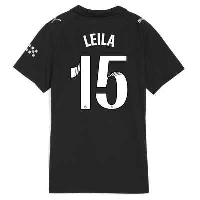 Women's Manchester City Away Jersey 2025/26 With LEILA 15 Printing