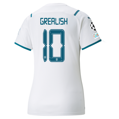 Womens Manchester City Away Shirt 21/22 with Jack Grealish printing