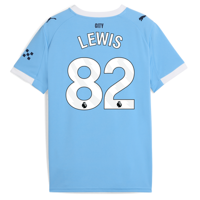 Manchester City Thuisshirt 2025/26 voor kinderen en LEWIS 82 bedrukking